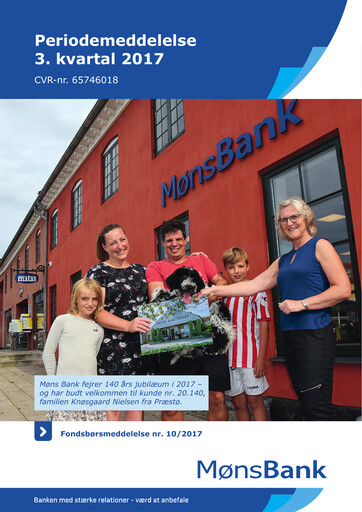 Thumbnail Møns Bank Quarterly Report 2017-q3