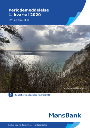 Thumbnail Møns Bank Quarterly Report 2020-q1