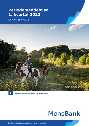Thumbnail Møns Bank Quarterly Report 2022-q1