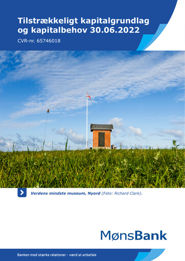 Thumbnail Møns Bank Quarterly Report 2022-q2