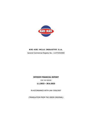 Thumbnail Kri-Kri Milk Industry Half-year Report 2023-h1