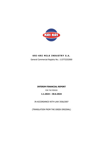 Thumbnail Kri-Kri Milk Industry Half-year Report 2024-h1