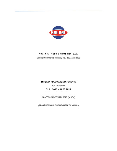 Thumbnail Kri-Kri Milk Industry Quarterly Report 2025-q1