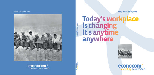 Thumbnail Econocom Group Annual Report 2009