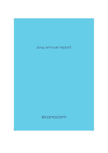 Thumbnail Econocom Group Annual Report 2014