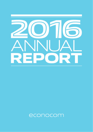 Thumbnail Econocom Group Annual Report 2016