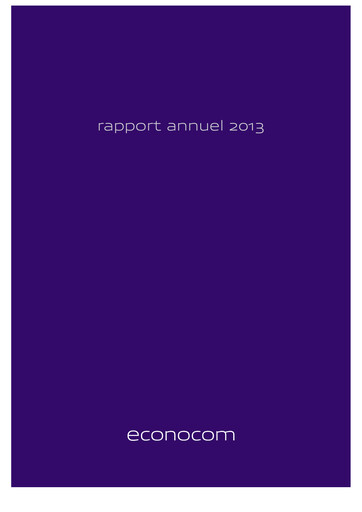 Thumbnail Econocom Group Annual Report 2013