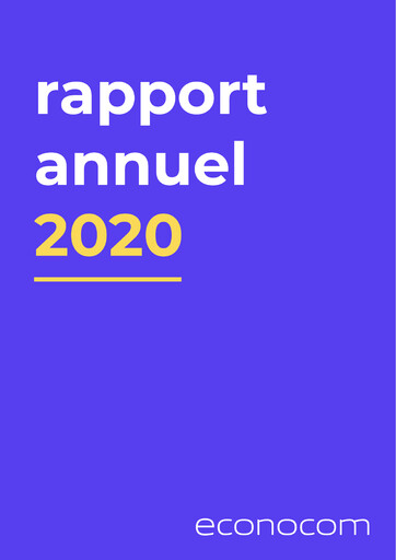 Thumbnail Econocom Group Annual Report 2020