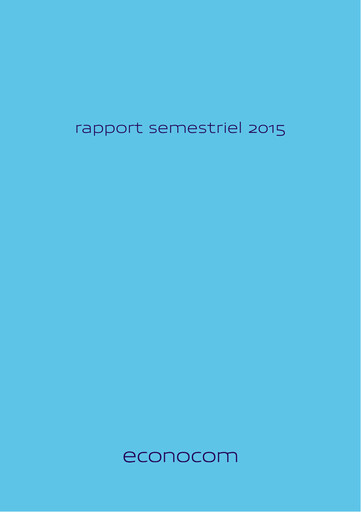 Thumbnail Econocom Group Half-year Report 2015-h1