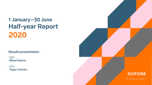 Thumbnail Gofore Oyj Half-year Report 2020