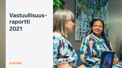 Thumbnail Gofore Oyj Sustainability Report 2021