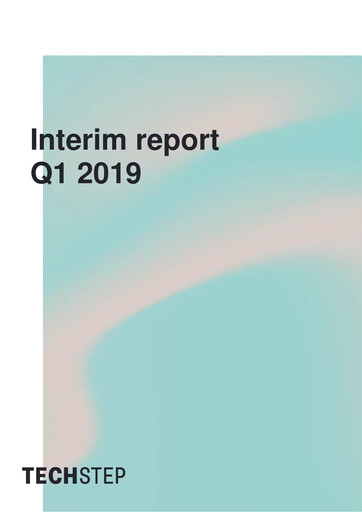 Thumbnail Techstep ASA Quarterly Report 2019-q1