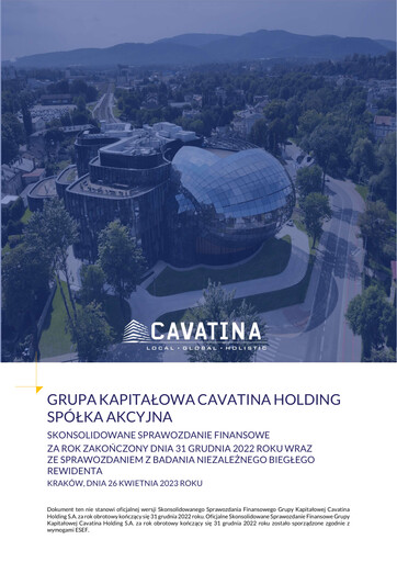 Thumbnail Cavatina Holding Spólka Akcyjna Financial Statement 2022