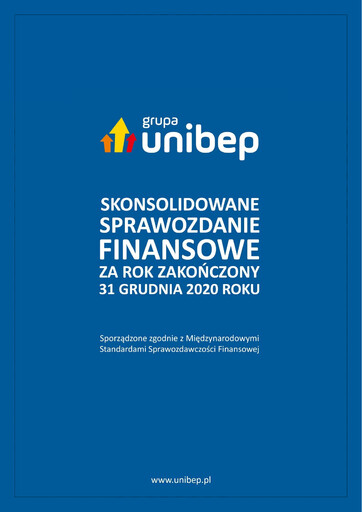 Thumbnail Unibep Financial Statement 2020