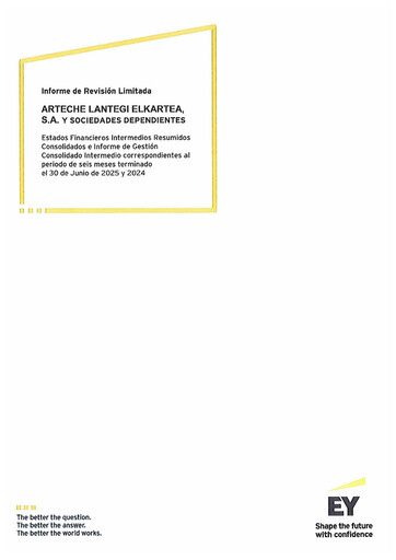 Thumbnail Arteche Lantegi Elkartea, S.A. Half-year Report 2025-h1