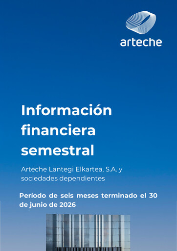 Thumbnail Arteche Lantegi Elkartea, S.A. Half-year Report 2026-h1