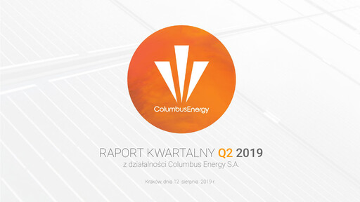 Thumbnail Columbus Energy Quarterly Report 2019-q2