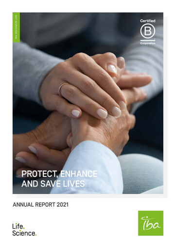 Thumbnail Ion Beam Applications Annual Report 2021