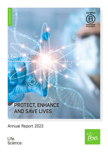 Thumbnail Ion Beam Applications Annual Report 2023