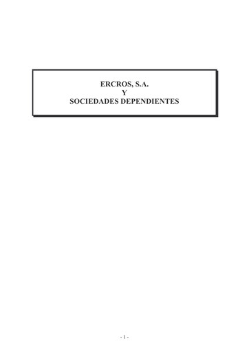 Thumbnail Ercros Financial Statement 2014