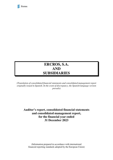 Thumbnail Ercros Financial Statement 2023