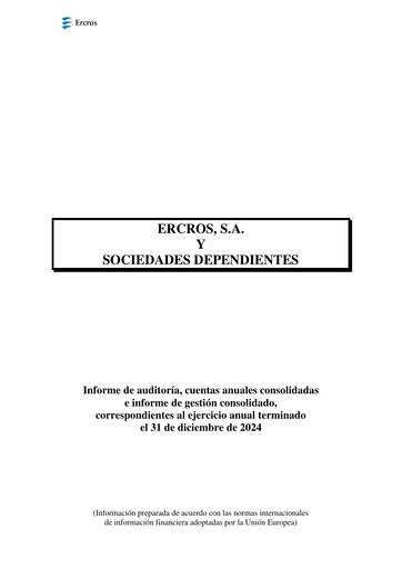 Thumbnail Ercros Financial Statement 2024