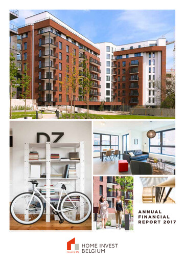 Miniature Home Invest Belgium Rapport annuel 2017