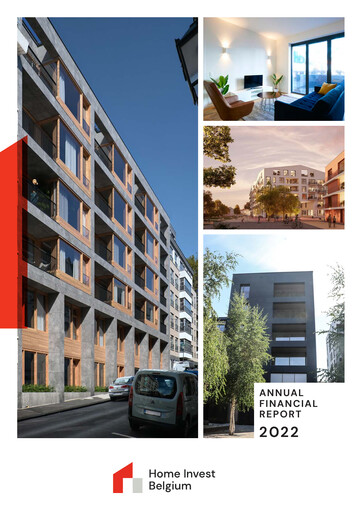 Miniature Home Invest Belgium Rapport annuel 2022
