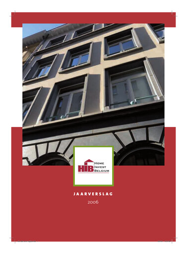 Miniature Home Invest Belgium Rapport annuel 2006