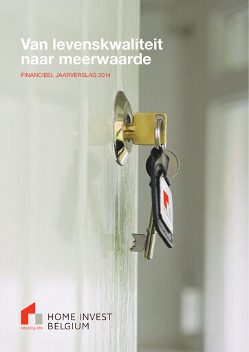 Miniature Home Invest Belgium Rapport annuel 2014