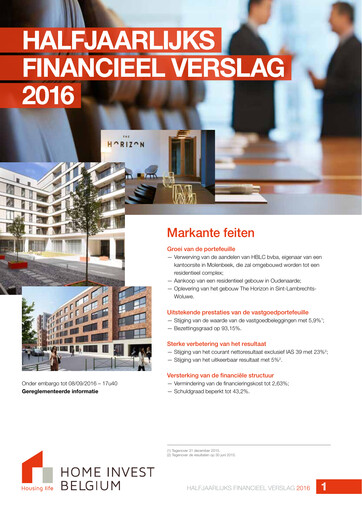 Thumbnail Home Invest Belgium Half-year Report 2016-h1