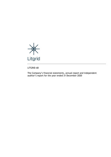 Thumbnail Litgrid AB Annual Report 2020