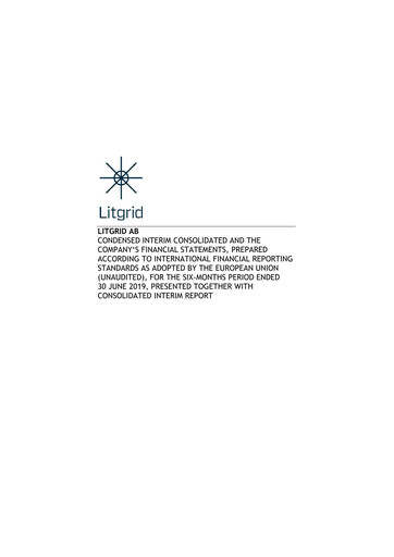 Thumbnail Litgrid AB Half-year Report 2019-h1