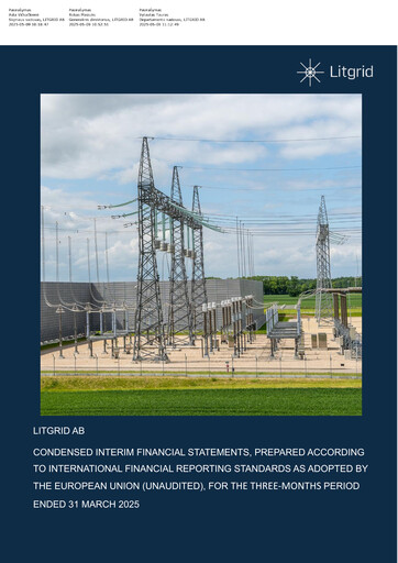Thumbnail Litgrid AB Quarterly Report 2025-q1