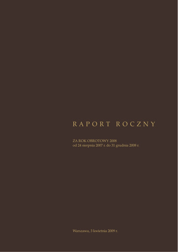 Thumbnail Quercus TFI Annual Report 2008