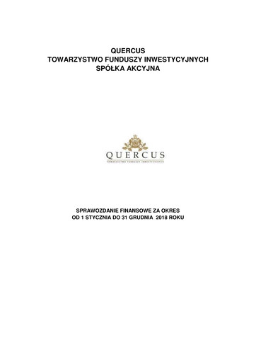 Thumbnail Quercus TFI Financial Statement 2018