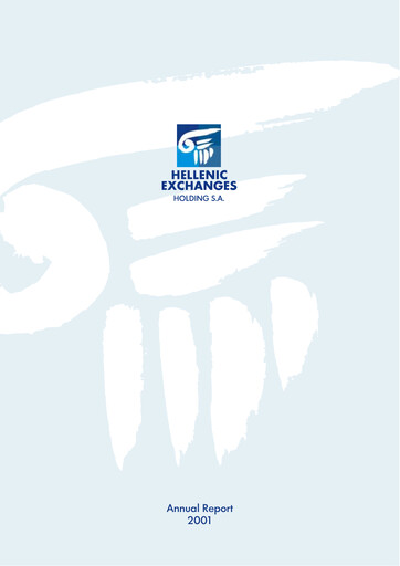 Thumbnail ATHEX  (Athens Stock Exchange) Annual Report 2001