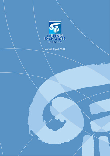 Thumbnail ATHEX  (Athens Stock Exchange) Annual Report 2003