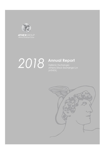 Thumbnail ATHEX  (Athens Stock Exchange) Annual Report 2018