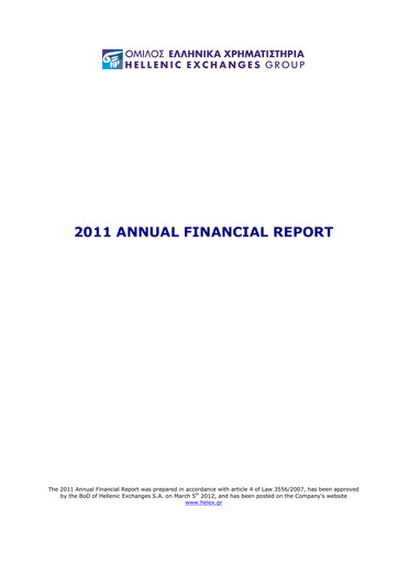 Thumbnail ATHEX  (Athens Stock Exchange) Financial Statement 2011