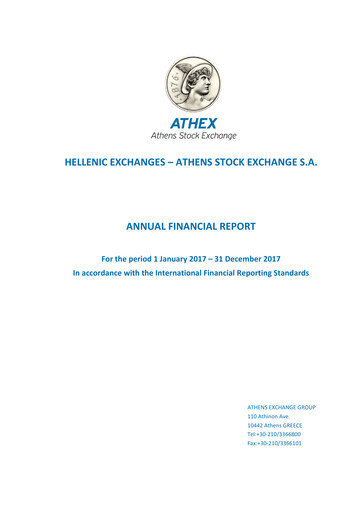 Thumbnail ATHEX  (Athens Stock Exchange) Financial Statement 2017