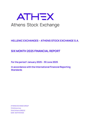 Thumbnail ATHEX  (Athens Stock Exchange) Half-year Report 2025-h1