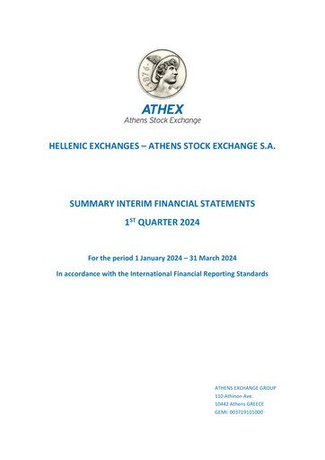 Thumbnail ATHEX  (Athens Stock Exchange) Quarterly Report 2024-q1