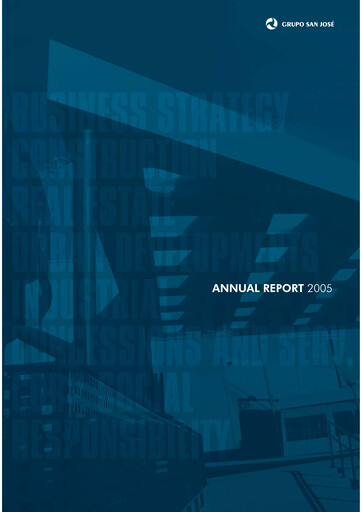 Thumbnail Grupo Empresarial San José Annual Report 2005