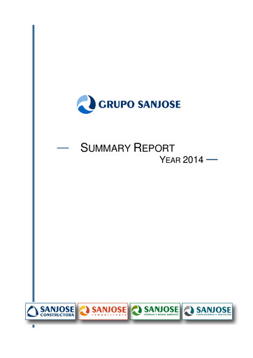 Thumbnail Grupo Empresarial San José Financial Report 2014