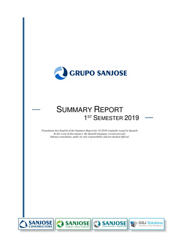 Thumbnail Grupo Empresarial San José Half-year Report 2019-h1
