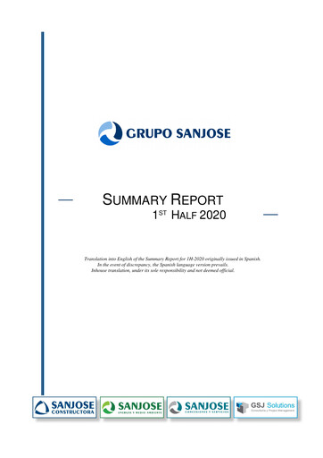 Thumbnail Grupo Empresarial San José Half-year Report 2020-h1