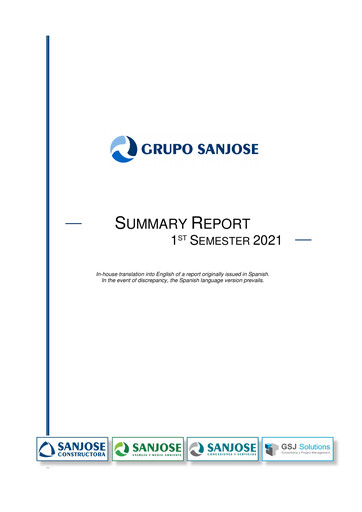 Thumbnail Grupo Empresarial San José Half-year Report 2021-h1