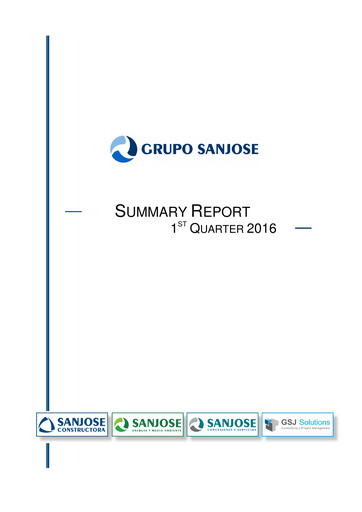 Thumbnail Grupo Empresarial San José Quarterly Report 2016-q1