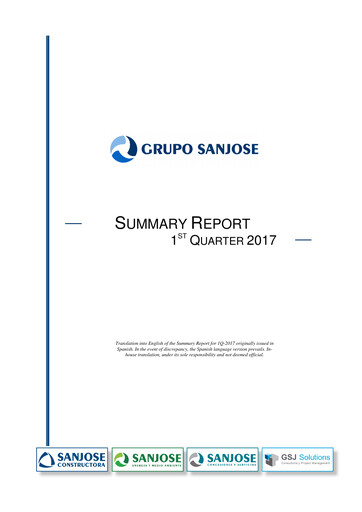 Thumbnail Grupo Empresarial San José Quarterly Report 2017-q1